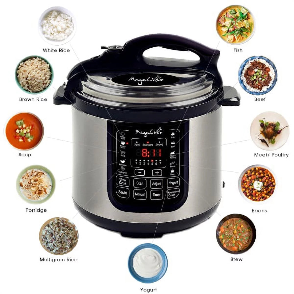 8-Quart Digital Pressure Cooker Y977056