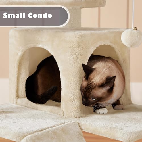54in Cat Tree Tower Condo Furniture Scratch Post Y933765