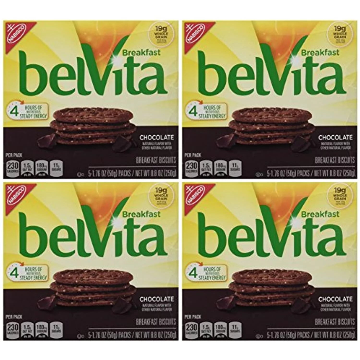 Chocolate Breakfast Biscuits, 8.8 Ounce (Pack Of 4) H48199