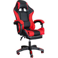 Red Ergonomic Gaming Chair with Footrest U412090