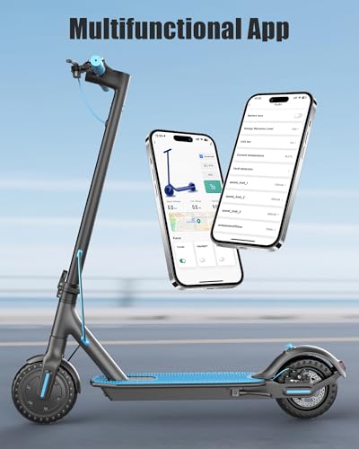Peak 500W Motor 19MPH 21 Miles Range 8.5" Solid Tires Foldable Electric Scooter B9669