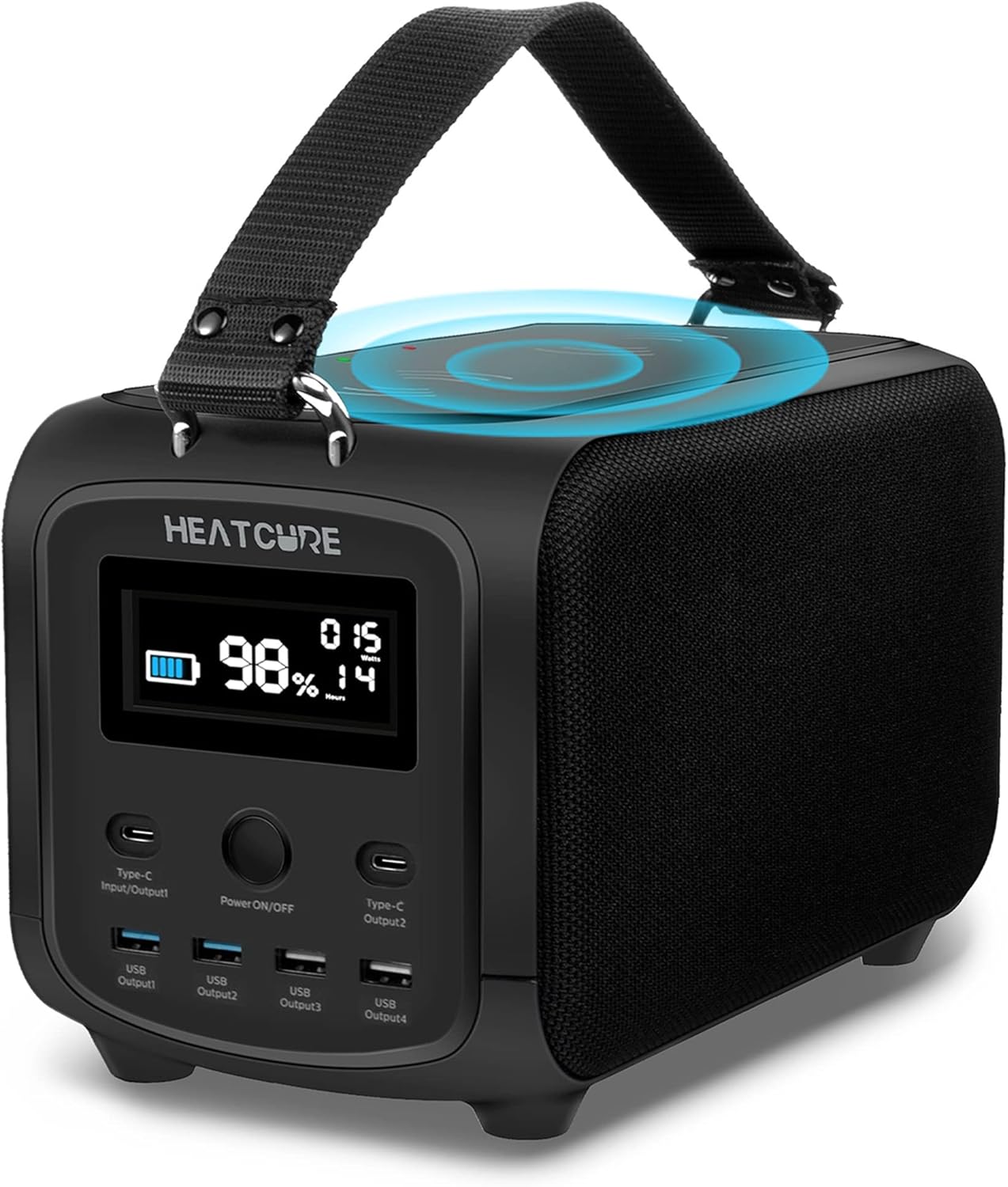 Portable Power Station 600W 604Wh Lithium Battery with 4 AC Outlets G55115