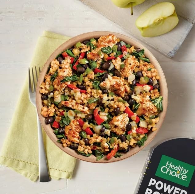 Spicy Black Beans Chicken & Riced Cauliflower Frozen Meal, 9.25 oz - Pack of 6 H99617