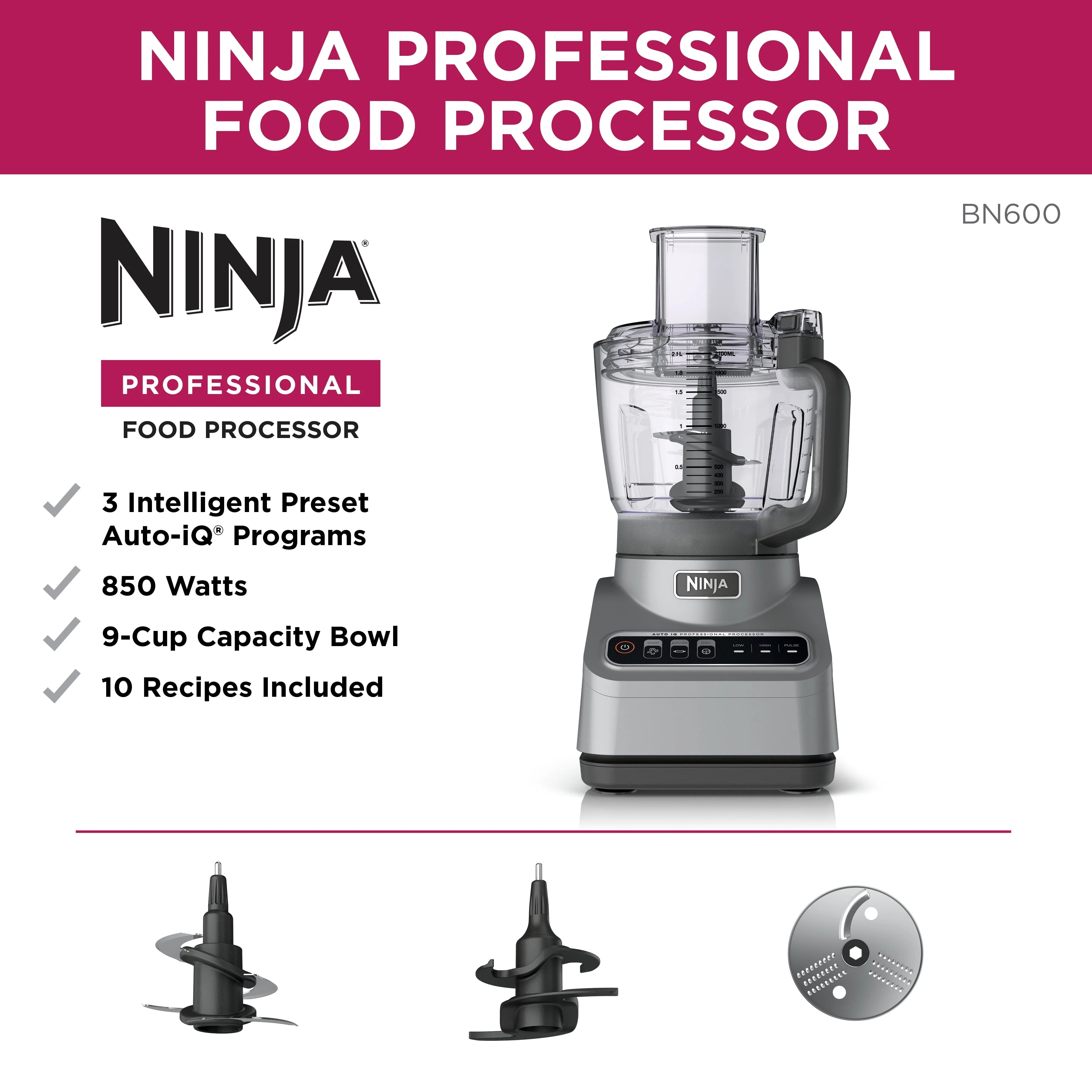 850 Watts 9-Cup Food Processor F621947