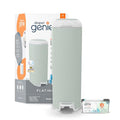 Diaper Pail Stone Grey Stainless Steel with 1 Refill 18 Bags J153