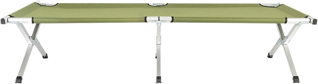 Army Green Portable Foldable Camping Cot with Carrying Bag L8289