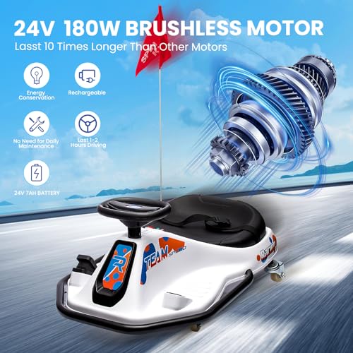24V Electric Go Kart, 7Ah Drifting Car X1336