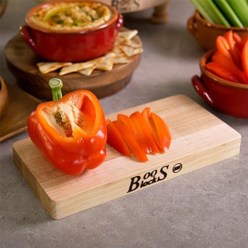 Reversible Wood Cutting Board, 20" x 15" x 1 1/4", Maple S90544