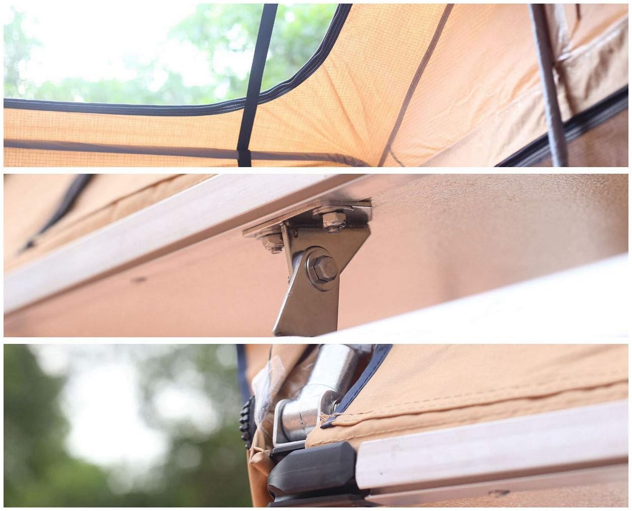 2-3 Person Rooftop Tent with Rainfly and Ladder J3682