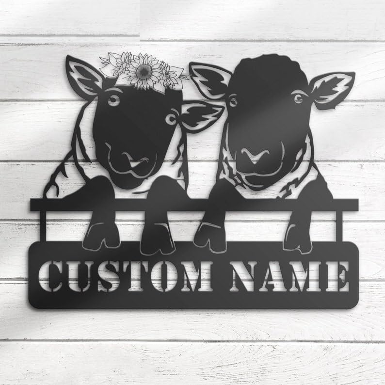 Metal Wall Art LED Light Heart And Infinity Name Sign Home Decor T737677
