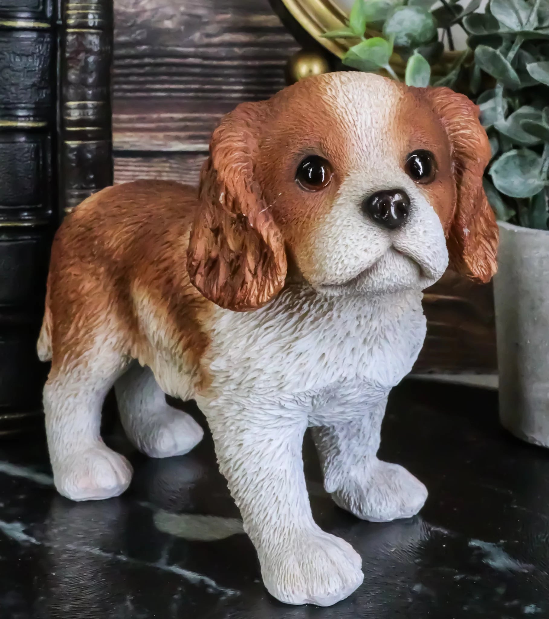 Cavalier King Charles Spaniel Dog Statue 6.25" Long G43674