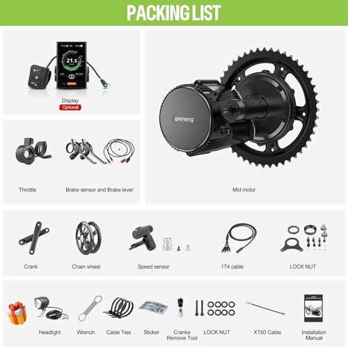 36V/48V 500W Mid Drive Ebike Motor Conversion Kit X2014
