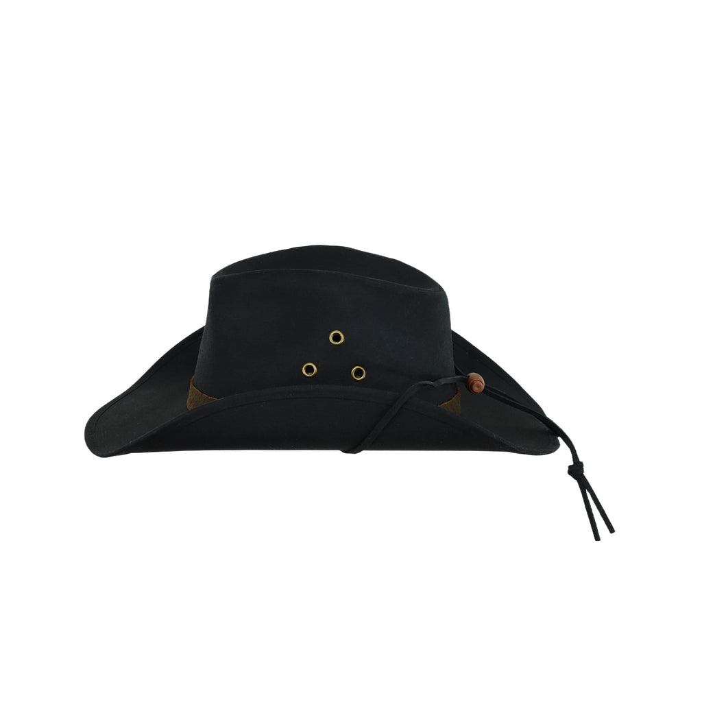 Black Waterproof Oilskin Hat G49765