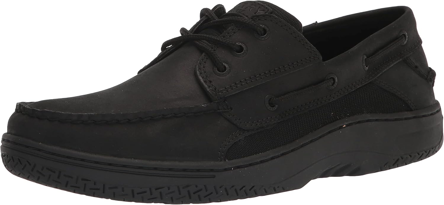 Black 3-Eye Boat Shoe E135111