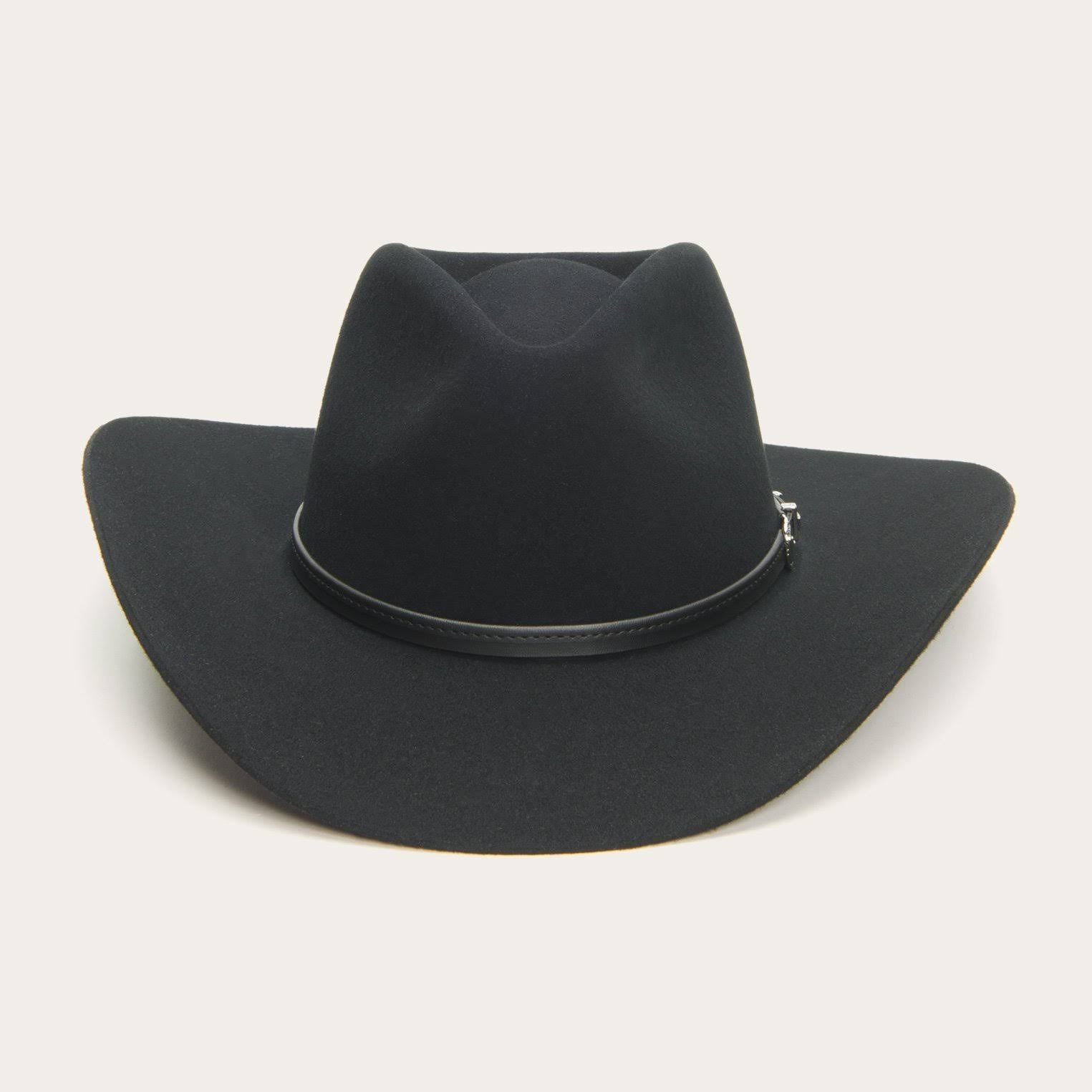 Black Buffalo Fur Hat T446047