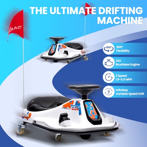 24V Electric Go Kart, 7Ah Drifting Car X1336