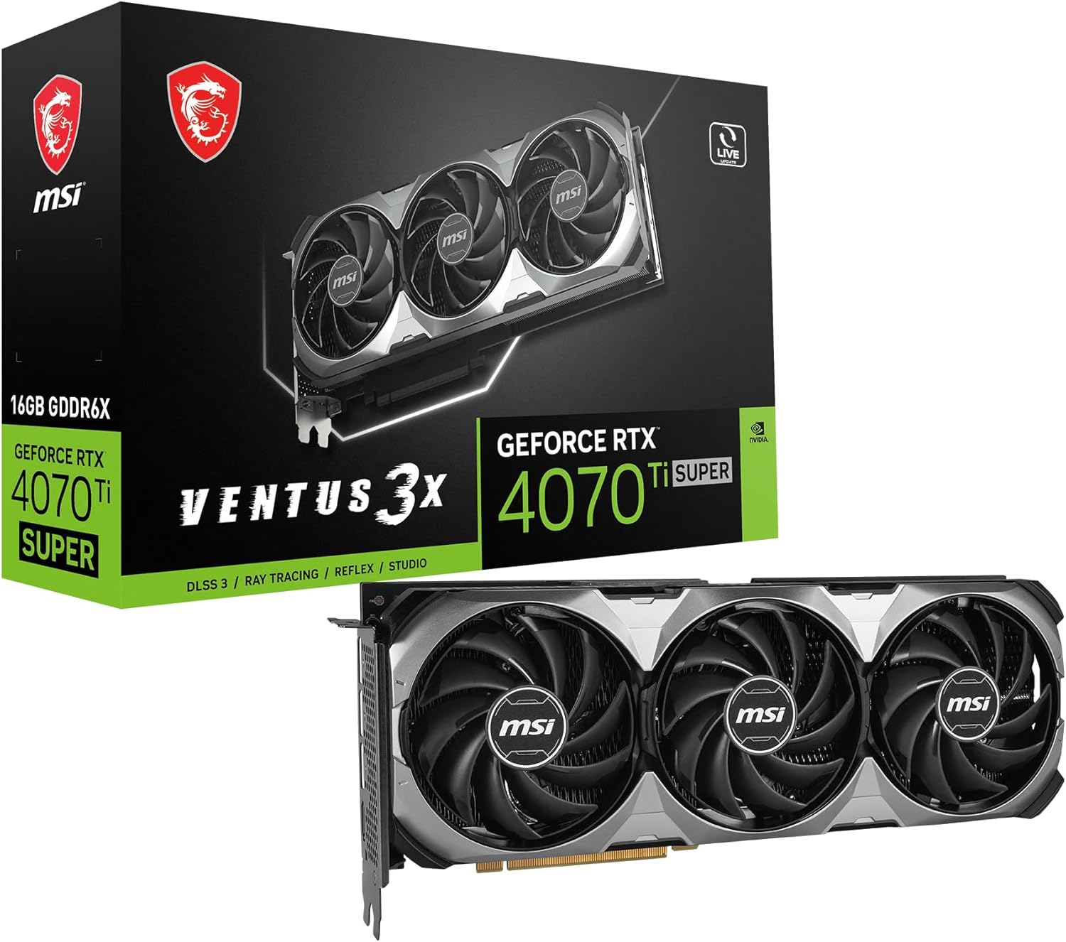 RTX 4070 Ti Super 16G Ventus 3X Graphics Card T475210
