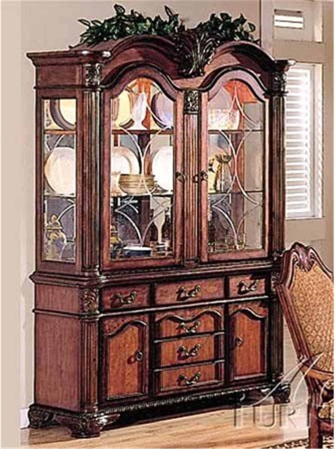 Cherry Hutch and Buffet Z516