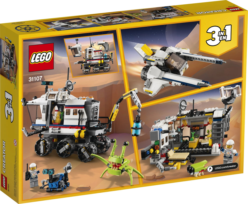 LEGO Creator 3in1 Space Rover Explorer Building Toy (510 pieces) O747