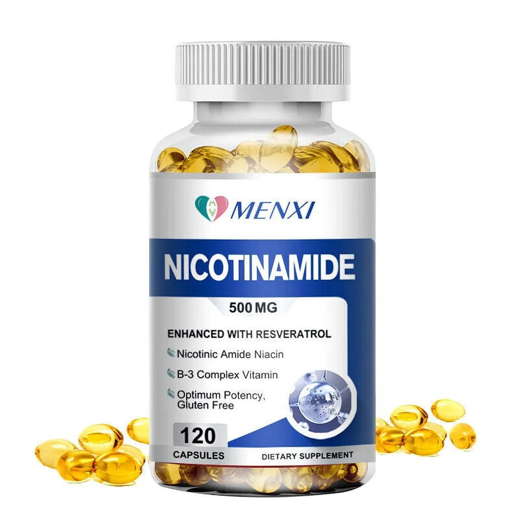 120 Capsules Nicotinamide Resveratrol Supplement D318