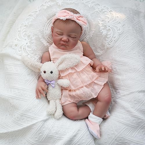 20 Inch Lifelike Reborn Baby Doll with Soft Weighted Cloth Body J3861