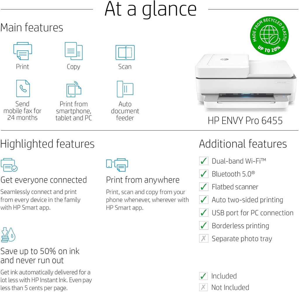 Wireless All-in-One Printer with Auto Document Feeder C785