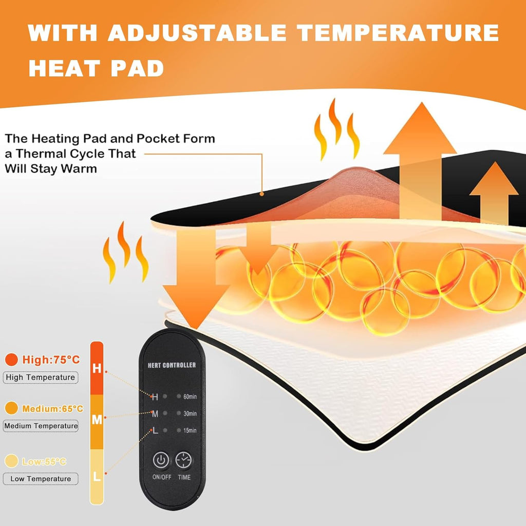 Heated Foot Rest with Washable Footrest O98146