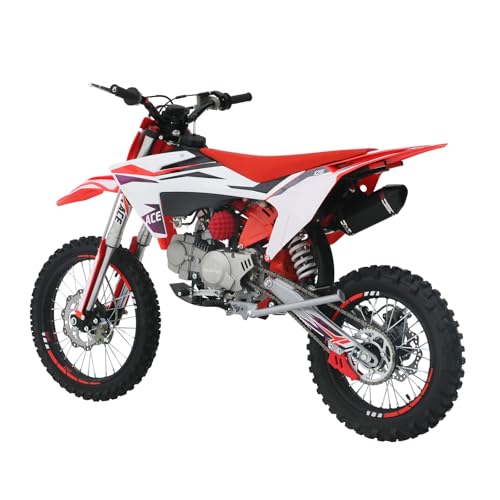 125CC Dirt Bike, 4-Speed Manual Clutch, Kick Start, 17"/14" Tires M50187