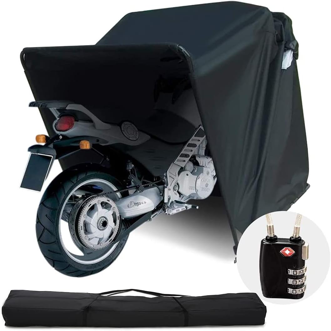 Large Size Motorcycle Shelter Shed Cover with Carry Bag R7059