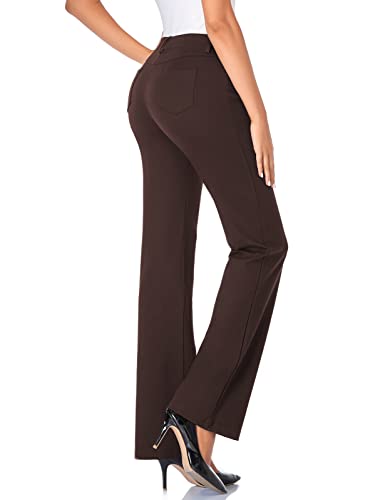 Stretchy Bootcut Dress Pants with Pockets H60894