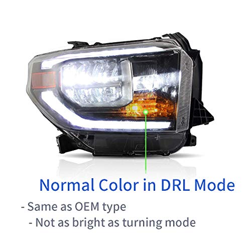 LED Headlights for Toyota Tundra 2014-2021 with Sequential Turn Signals L5651