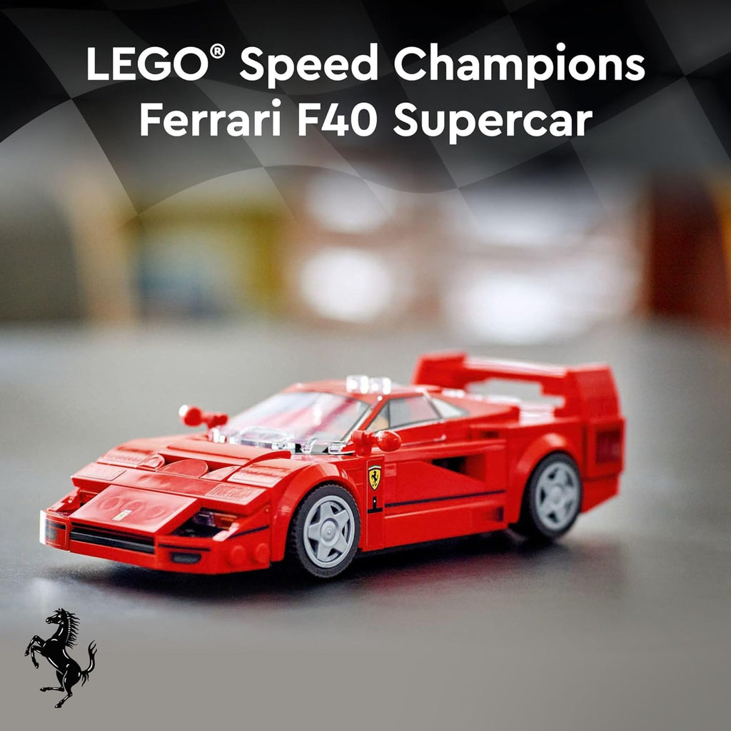 Ferrari F40 Supercar Building Set with Driver Minifigure D117
