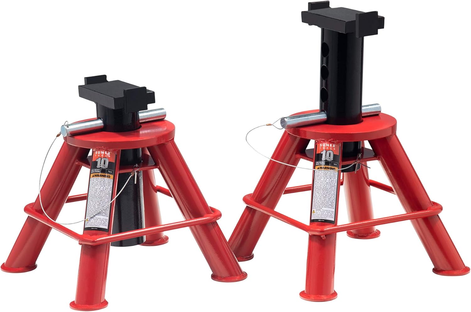 10-Ton Pin Type Jack Stands Pair E53162