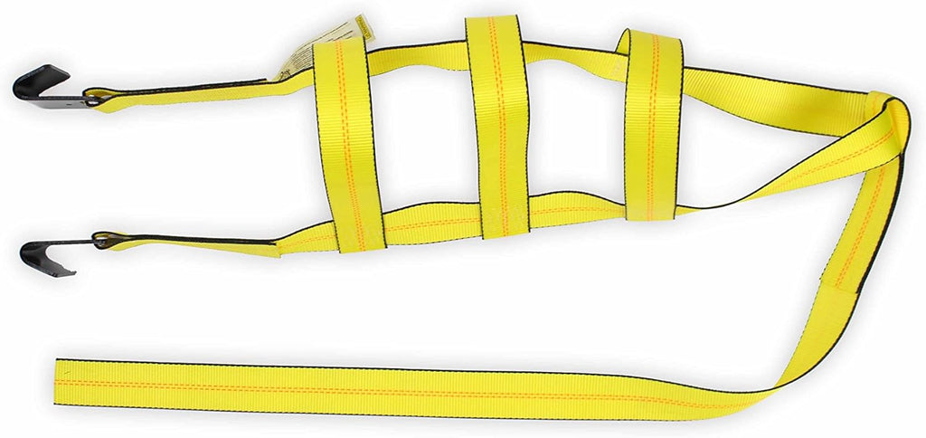 2-Pack Car Wheel Straps with Flat Hooks N422179