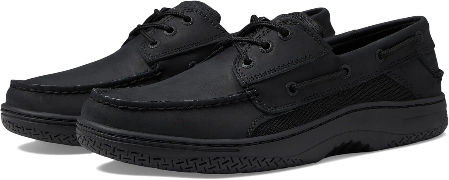 Black 3-Eye Boat Shoe E135111