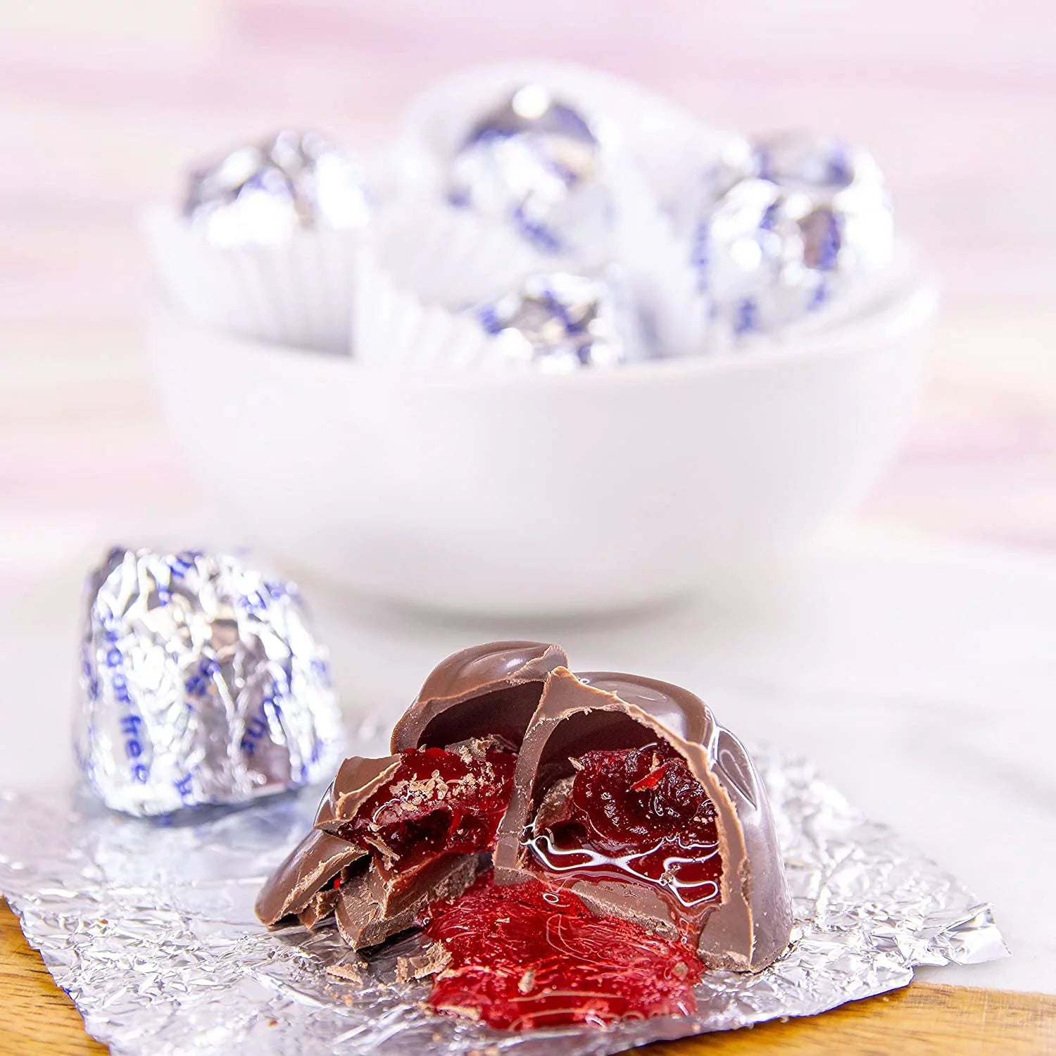 Sugar Free Dark Cordial Cherries - 1lb J73791