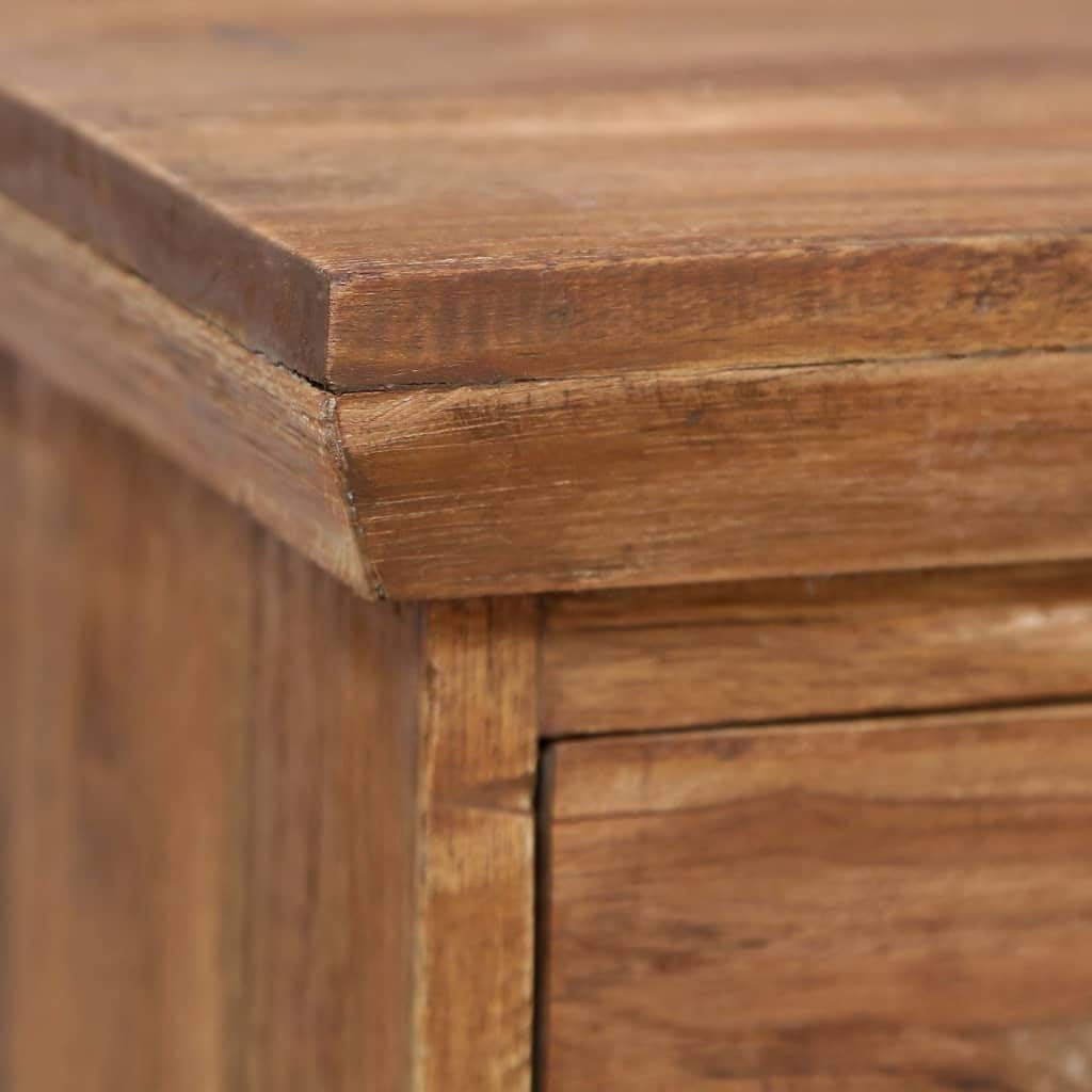 Solid Teak Chest of Drawers with Storage N951