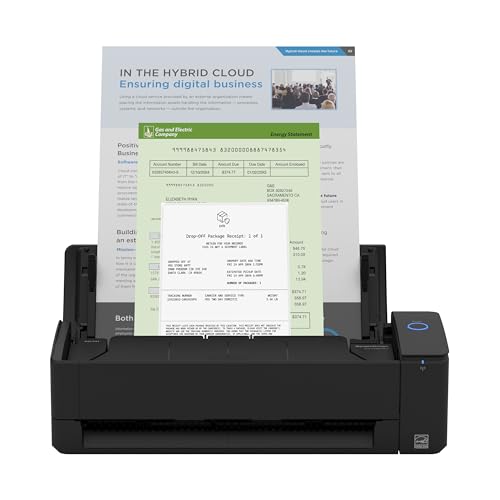 White Double-Sided Color Document Scanner with Auto Document Feeder M78528