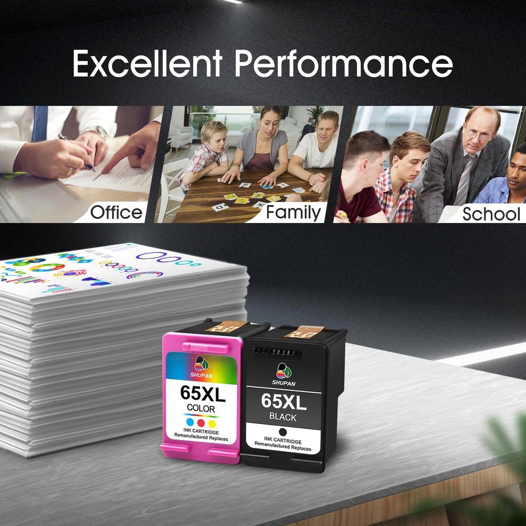 65XL Ink Cartridge Combo Pack Black and Color C205302