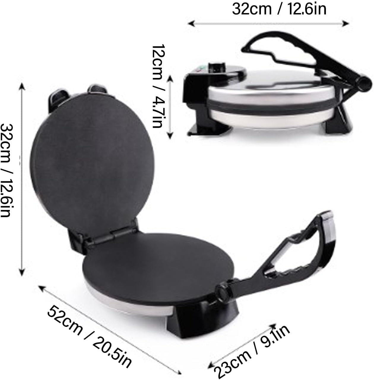 10 inch Non Stick Electric Tortilla Maker W603
