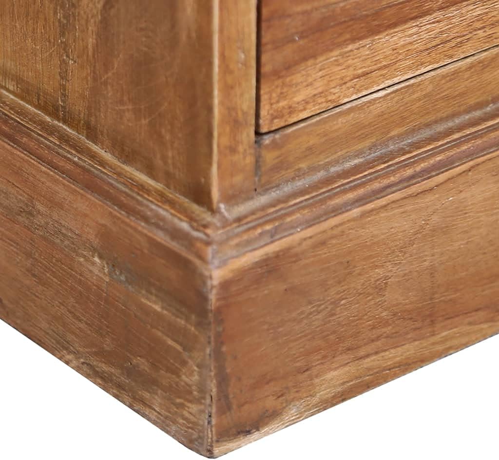 Solid Teak Chest of Drawers with Storage N951