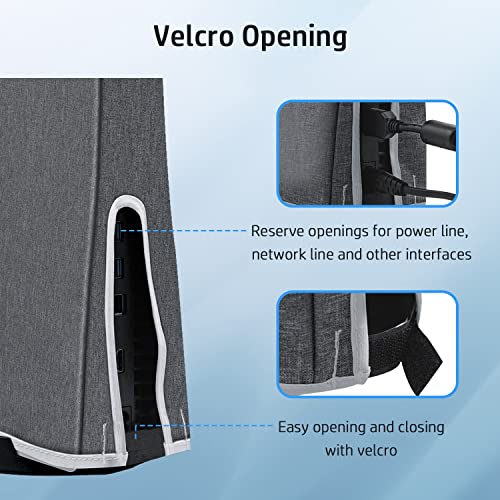 Black Dust Cover for PS5 V3705