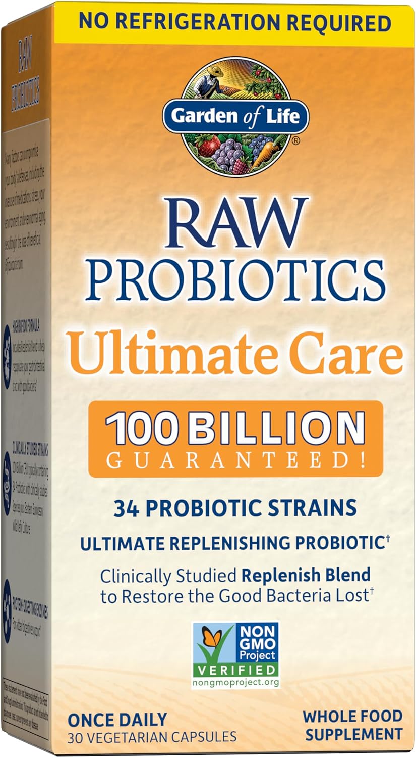 100 Billion CFU Shelf Stable Probiotics 30 Capsules I106