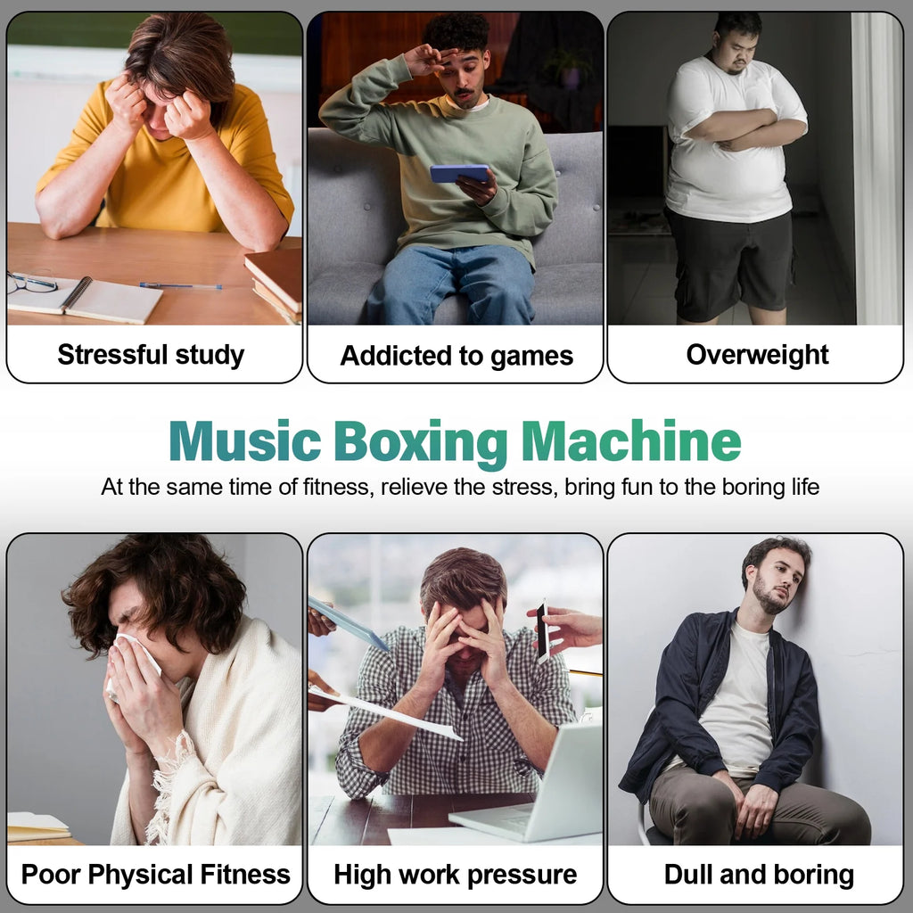 Smart Bluetooth Boxing Machine with Boxing gloves C13249