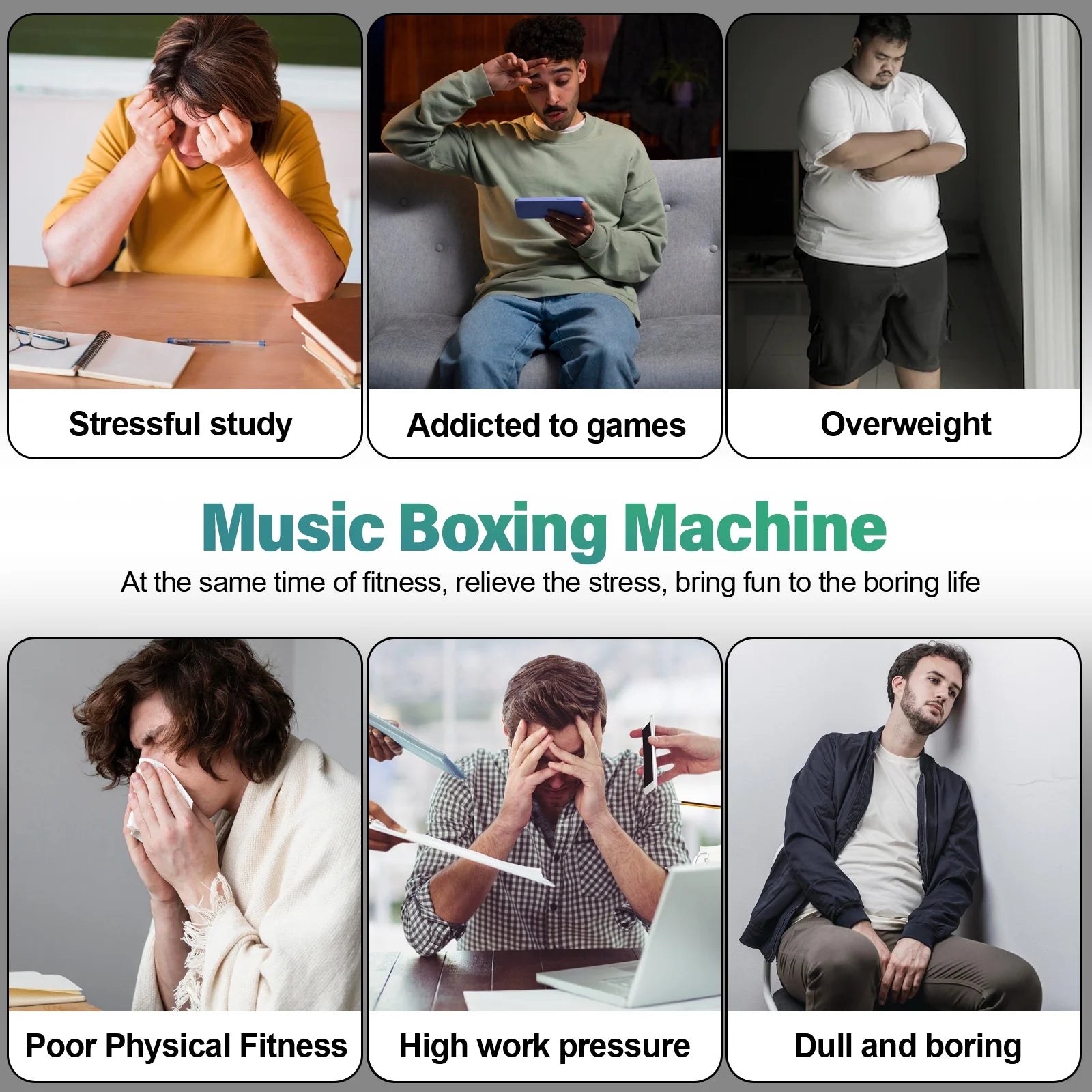Smart Bluetooth Boxing Machine with Boxing gloves C13249