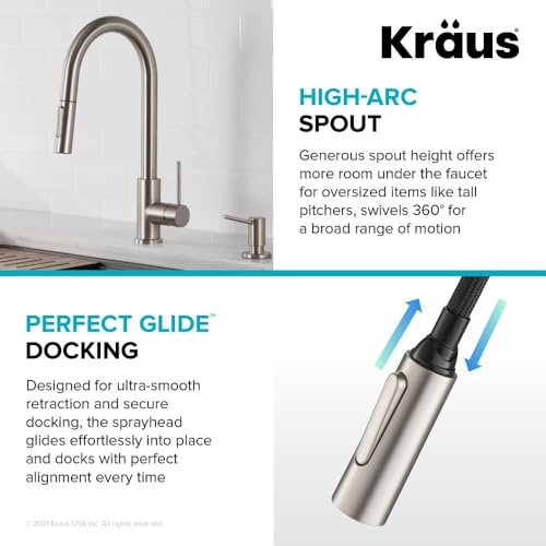 Spot Free Stainless Steel Single-Handle Touch Kitchen Sink Faucet with Pull Down Sprayer U312