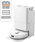 Robot Vacuum and Mop Combo, Self-Drying, 5500Pa Suction E79217