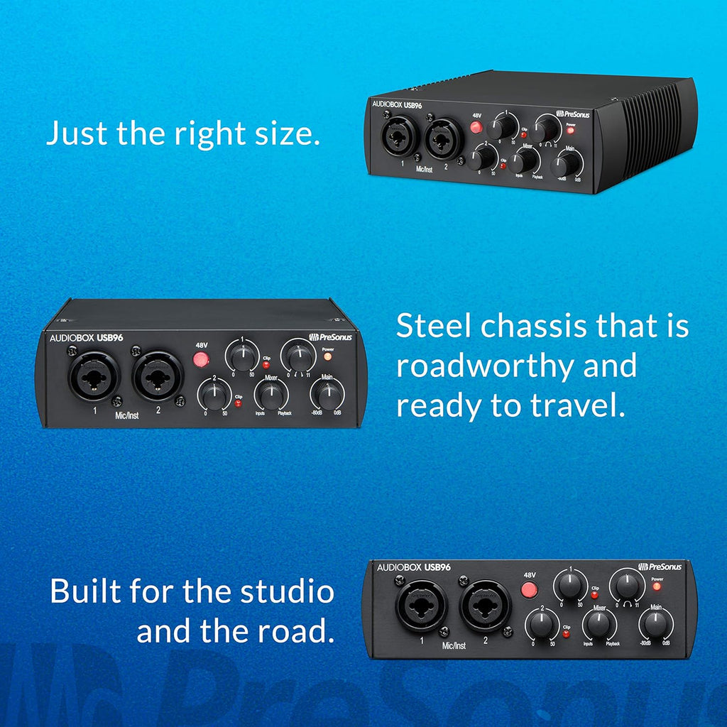 USB 2.0 Recording Bundle with Interface, Headphones, Microphone and Studio One software S585