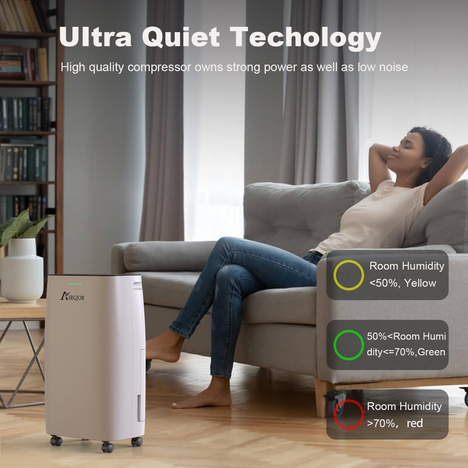32-Pint Dehumidifier with Auto Continuous Drain L93956