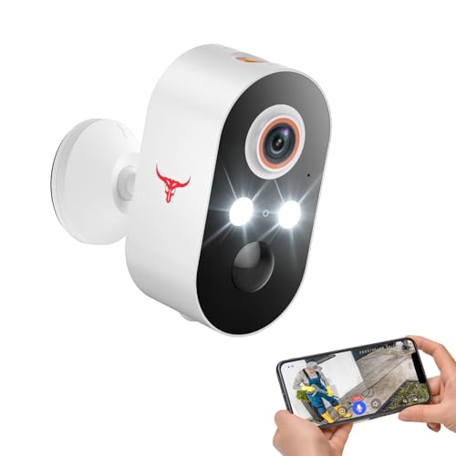 2 Pack 1080p Wireless Security Camera with Color Night Vision G825947